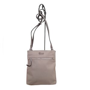 Kate Spade Wilson Road Dessi Bag in Grey Nylon and Leather trim Crossbody purse